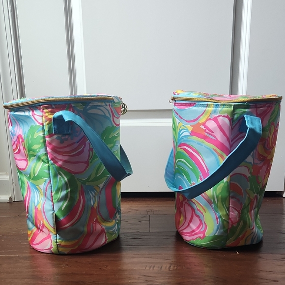Lilly Pulitzer Other - Lilly Pulitzer Colorful Floral Storage Bags